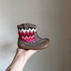 Stride Rite girls Boots Quinn Brown